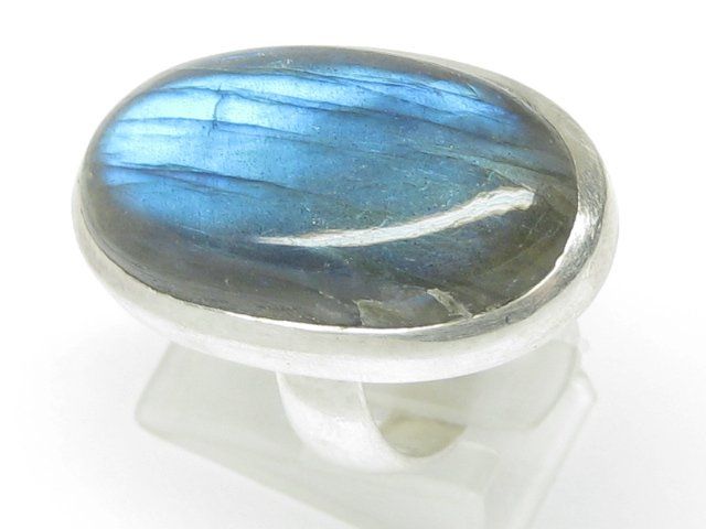 Anelli: Vintage Ring Silber 925 Labradorit Gr. 60 – Usato da Ermatingen venduto da Decovin 9