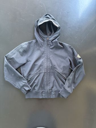 Stone Island Soft Shell-R Jacke mit Kapuze Grau Grösse M