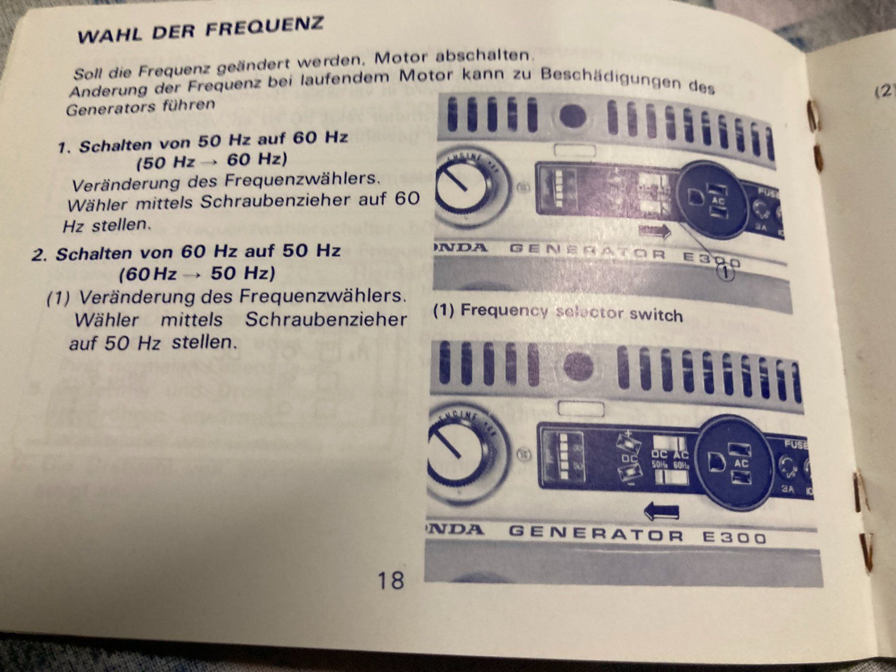 Bücher: Honda Generator E300, von 1970, Handbuch – Gebraucht aus Filzbach von Sugi7 1