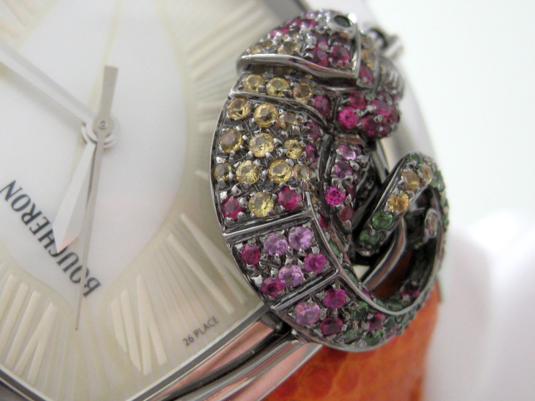 Boucheron Orologi: Boucheron MEC Large "Jungle Chameleon" - Édition Limitée – Usato da Geneve venduto da iBest 3