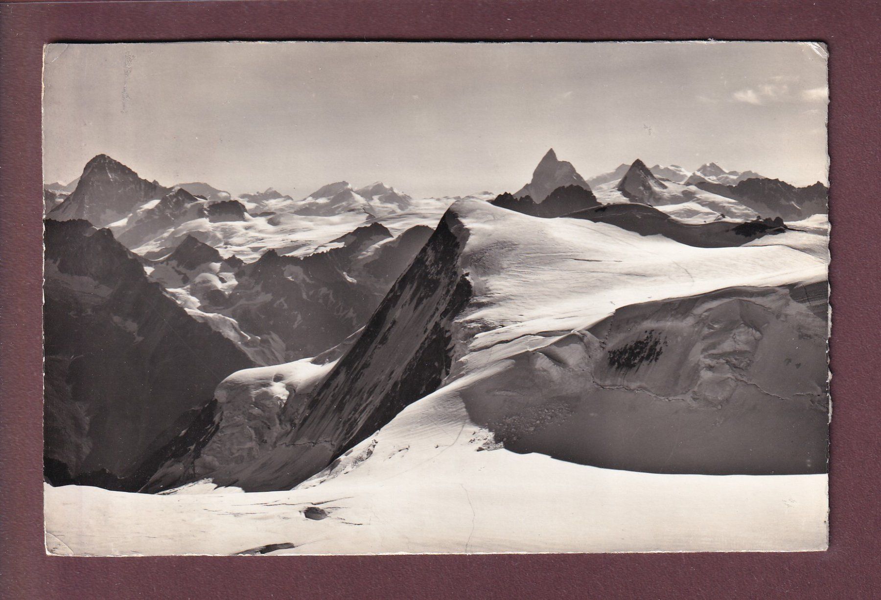 Ansichtskarten: Arolla - MONT BLANC DE CHEILON - 1959 – Gebraucht aus Pully von nicecards