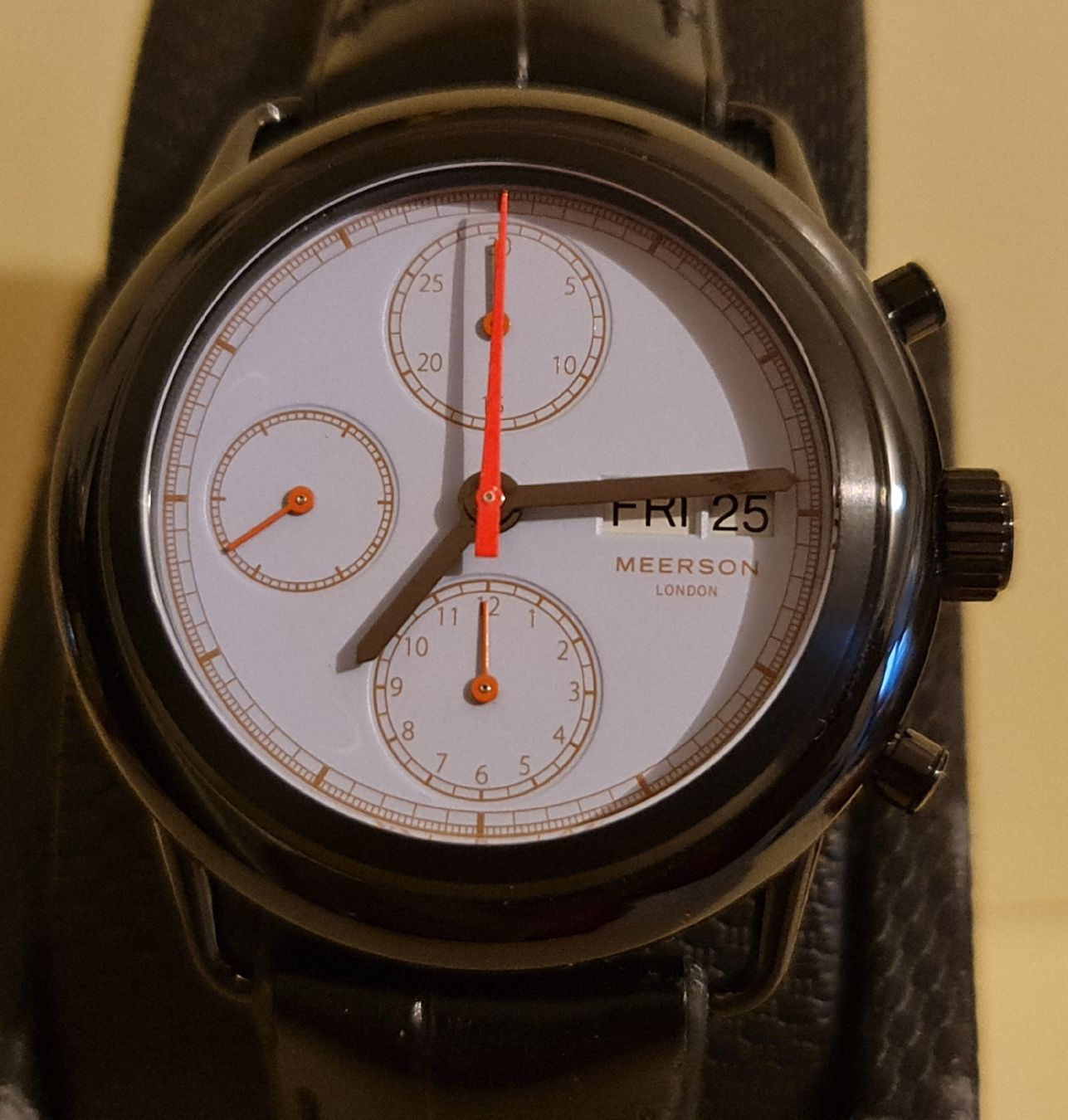 Valjoux Montres: MEERSON chronographe valjoux 7750 new  – Neuf (Voir description) à Grand-Lancy par  2