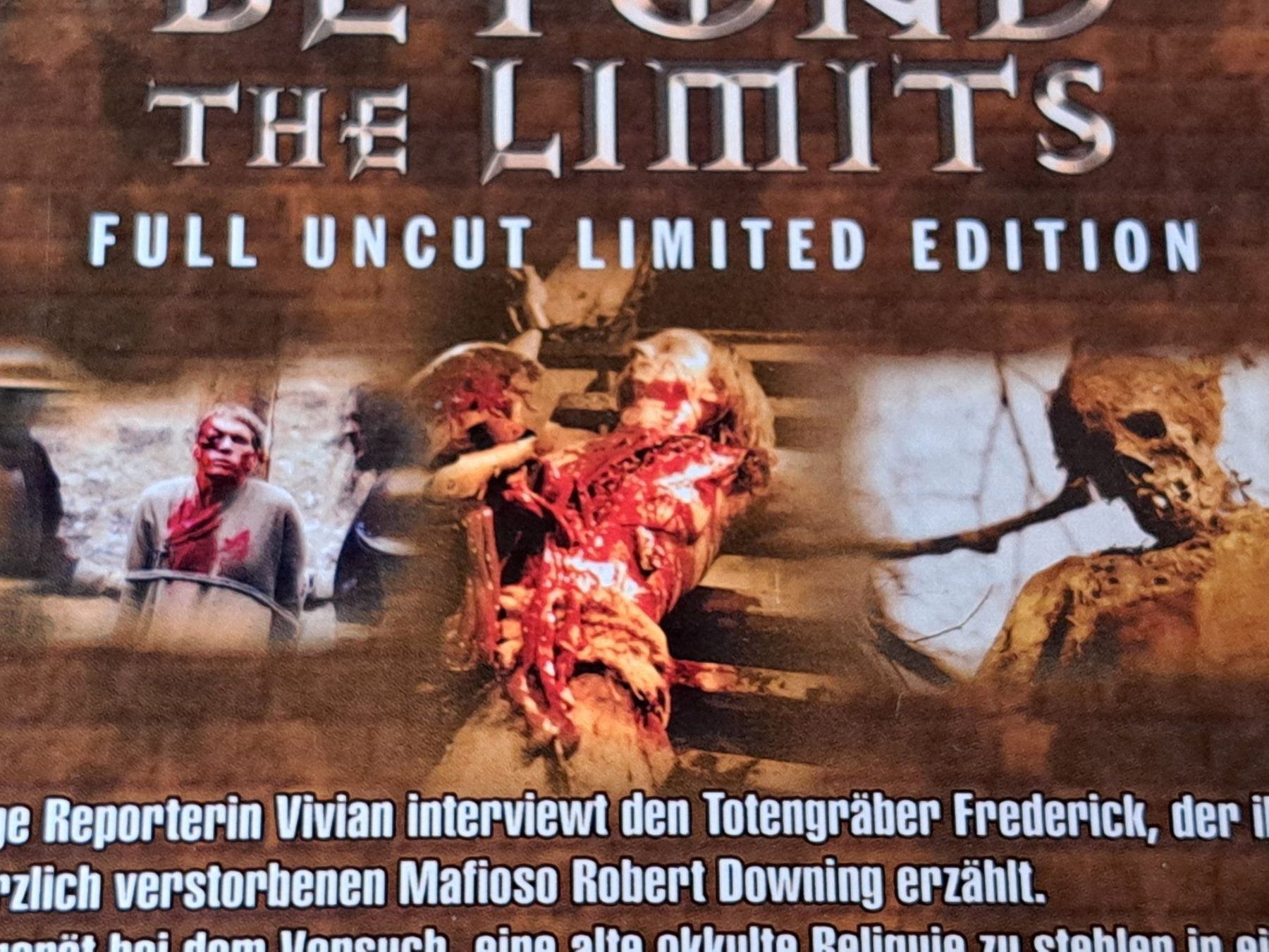 Tutti i DVDs: DVD BEYOND THE LIMITS, Olaf Ittenbach, Hardbox UNCUT! – Nuovo (secondo la descrizione) da Unterseen venduto da Kanica 3