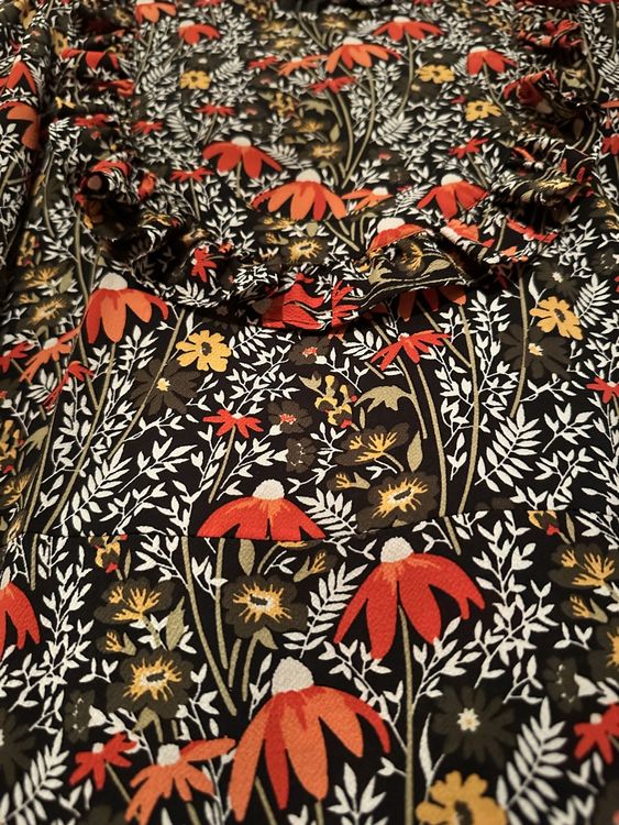 TOPSHOP georgette floral dress 10