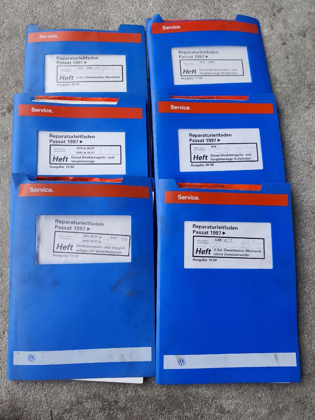 Bücher: Werkstatthandbücher VW Passat 1997 – Gebraucht aus Rebstein von andi322 4