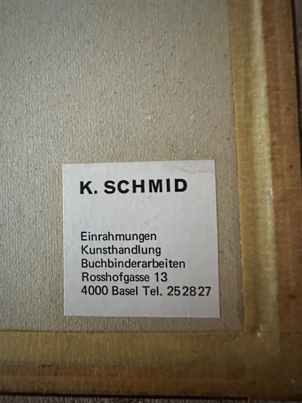 Stiche: Antiker Stich von Basel, Rahmen vergoldet – Gebraucht aus Wallbach von paxnic 3