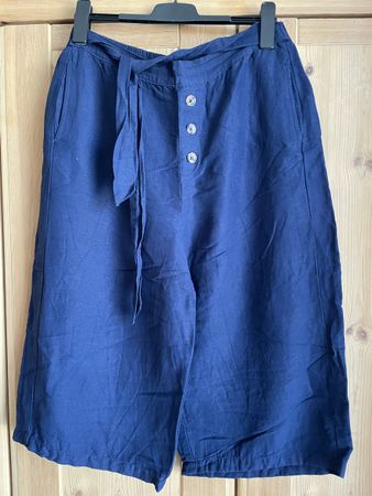 Leinen Sommerhose Damen Gr L