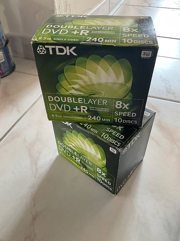 Tutti i DVDs: 10 DVD +R Double Layer 8.5 GB Single Sided 240min 8x Speed – Nuovo e nell'imballaggio originale da Neerach venduto da Allerlei_2009 2