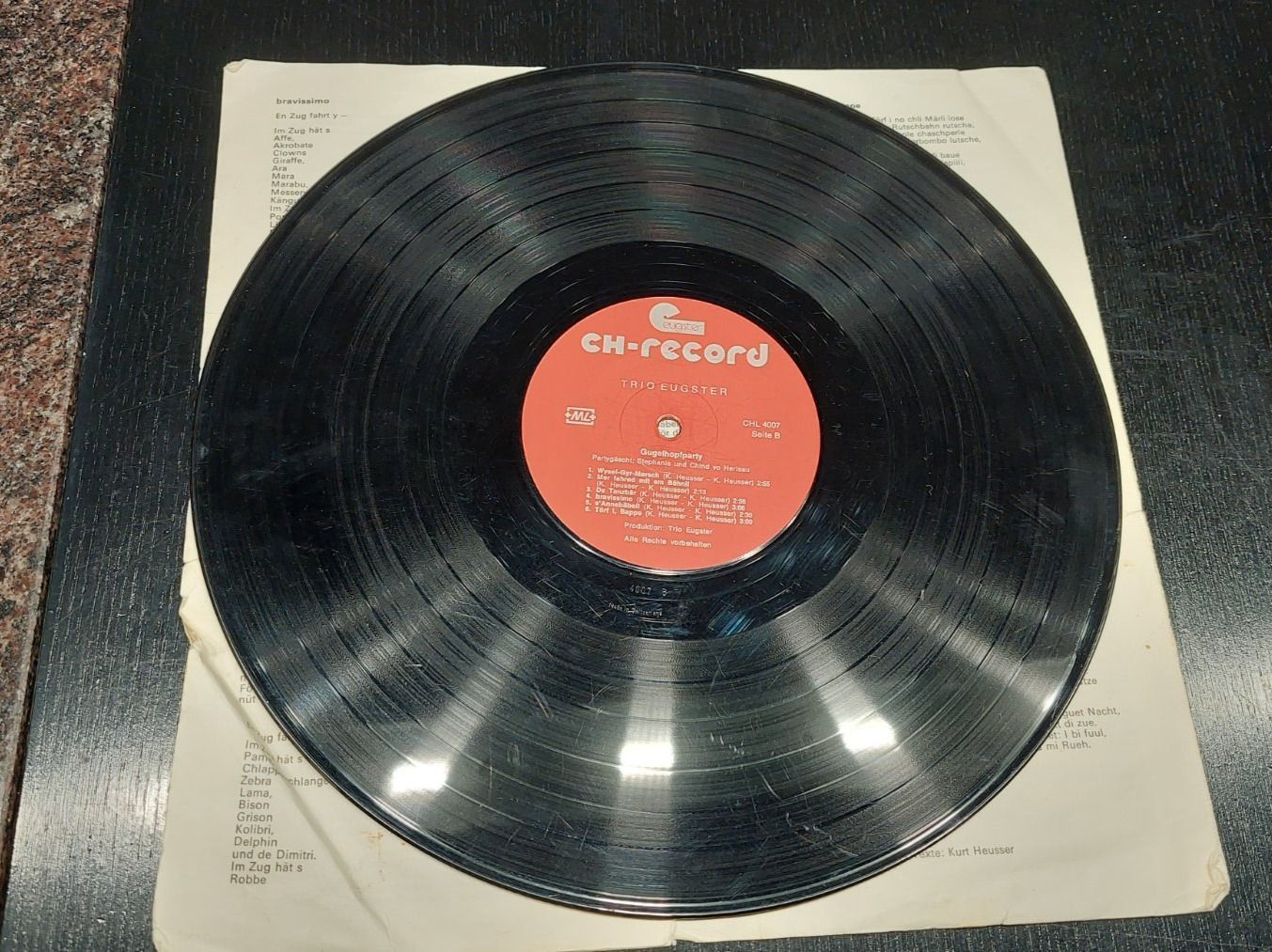 Vinyles: LP Trio Eugster – D'occasion à Erlinsbach par pfunky 3