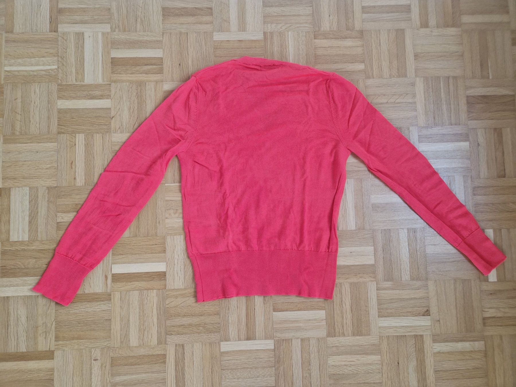 Pullover & Sweatshirts: Pullover 100% Merinowolle rot V-Kragen M spanische Grösse – Neu (gemäss Beschreibung) aus Zürich von yro_qvz7 1