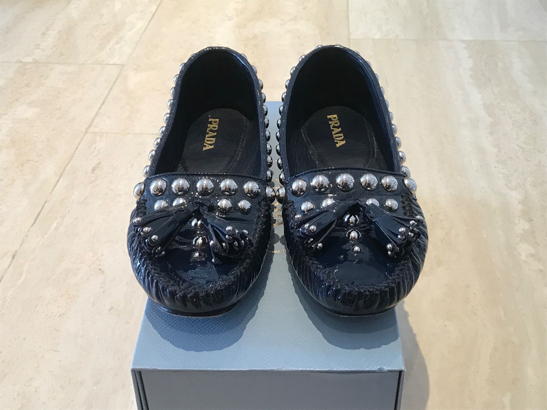 Prada Damenschuhe: Prada Mokassins Gr. 39 - WIE NEU – Gebraucht aus Au SG von alphajoker 2