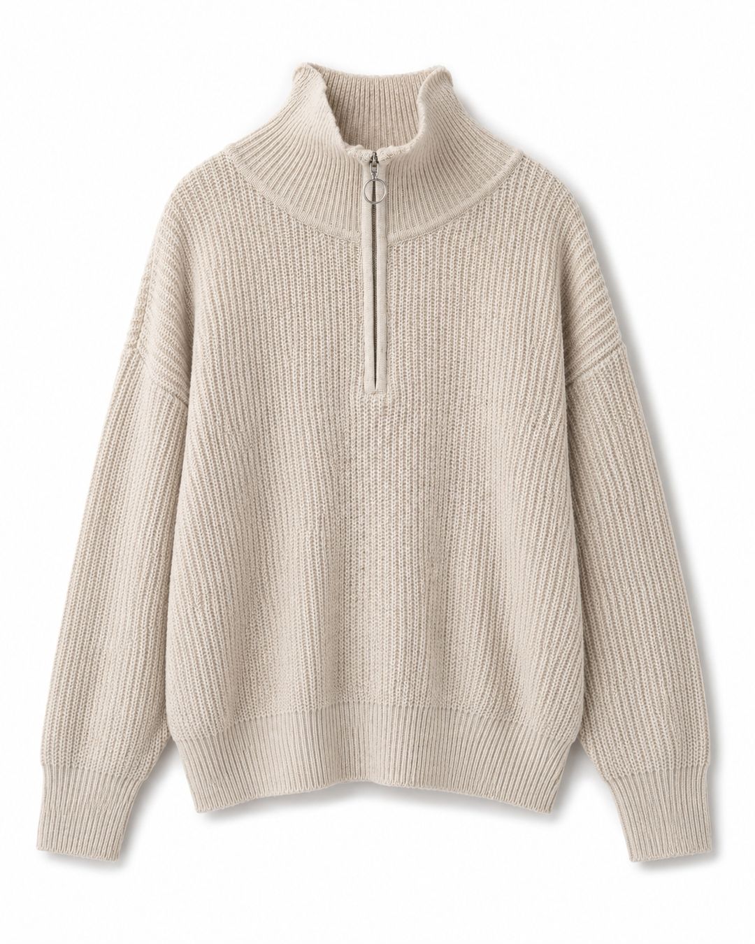 Maglioni & Felpe: Damen Pullover beige mit Zipper Grösse M – Nuovo (secondo la descrizione) da Winterthur venduto da sev_vdt7 3