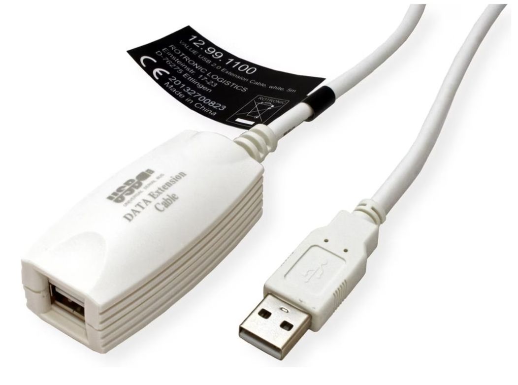 Cavi: USB 2.0 Verlängerungskabel - 5 m – Nuovo e nell'imballaggio originale da Wettingen venduto da Christianv 4