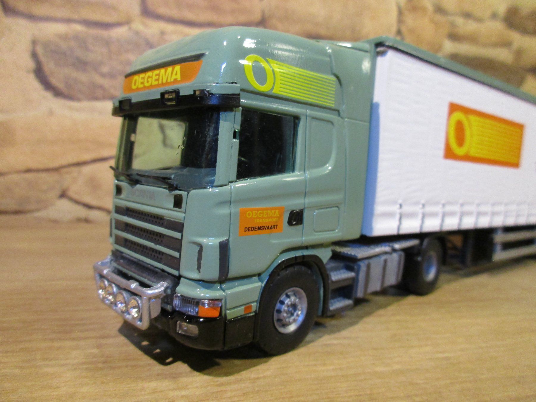 Tekno Modellbausätze & Standmodelle: Tekno  1:50  Scania  124  Oegema – Gebraucht aus Ennetmoos von Truckdiver 1