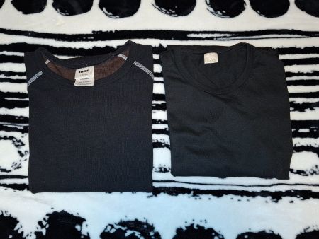 2x Langarm Unterhemd Herren gr.L