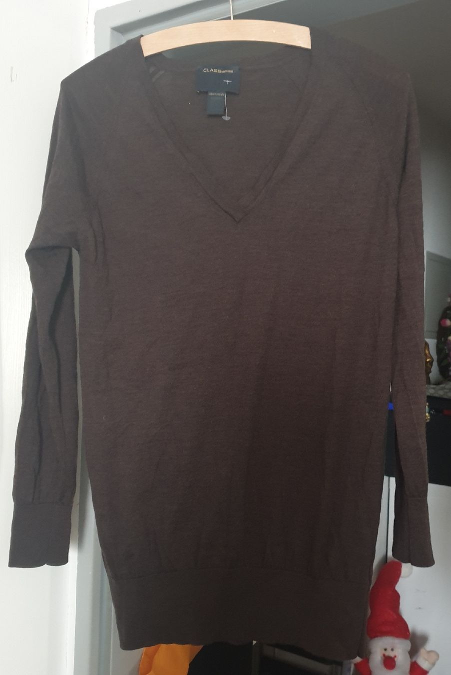 Roberto Cavalli Maglioni & Felpe: Roberto Cavalli, brauner Wollpullover Gr. M – Usato da Frenkendorf venduto da Moon111