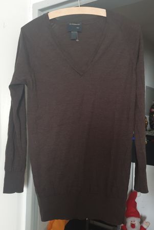 Roberto Cavalli, brauner Wollpullover Gr. M