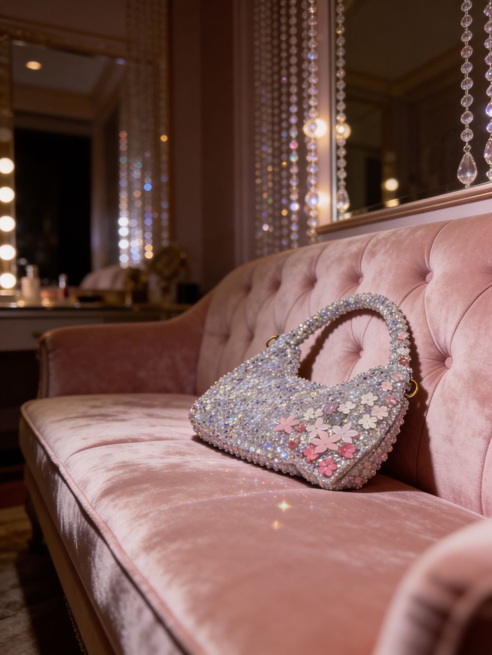 Borse da donna: Strass Handtasche aus Kristallperlen Event – Nuovo e nell'imballaggio originale da canobbio venduto da barbarb 7