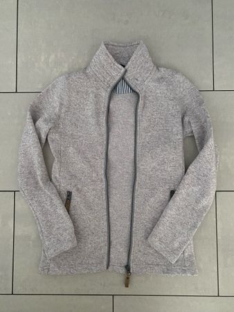 Strickjacke Rukka hell-lila mit Reissverschluss XS/34