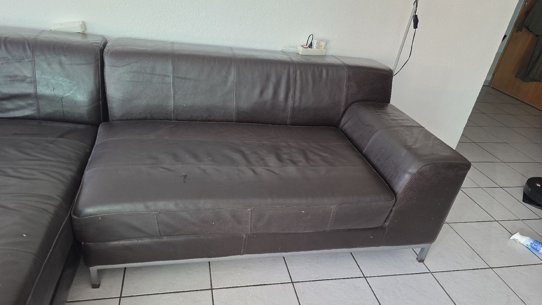 Sofas: Gut erhaltenes Ledersofa / Couch , Braun  GRATIS – Gebraucht aus Brienz BE von Mko2402 1