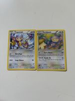 2 Pokémon Karten, Capumain und Ambipom