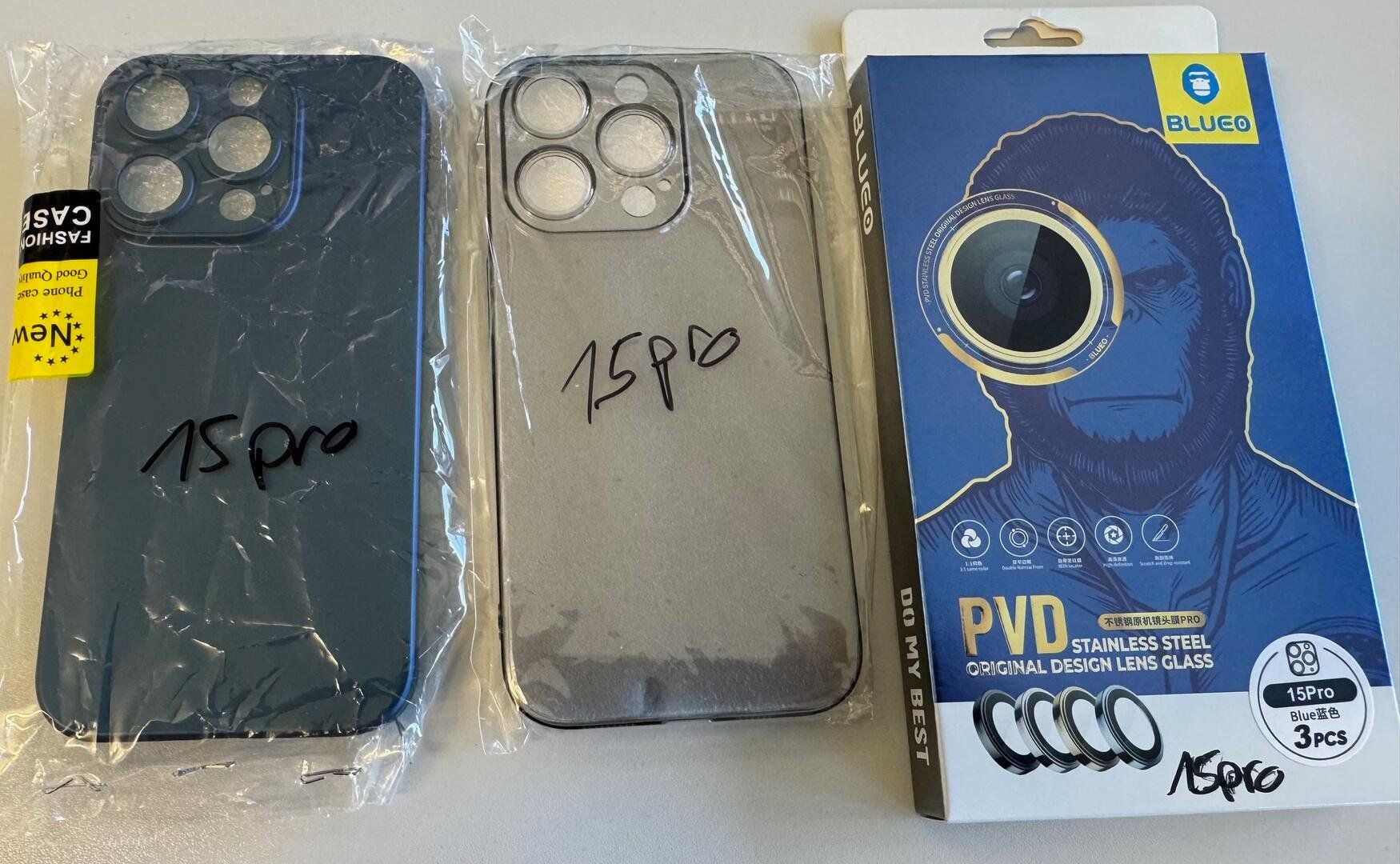 Apple Cover & Protezioni schermo: Iphone 15 Pro Zubehör mit 4 Hüllen – Nuovo (secondo la descrizione) da Schaffhausen venduto da Soliluna