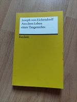 Buch Eichendorff Aus dem Leben eines Taugenichts Reclamn