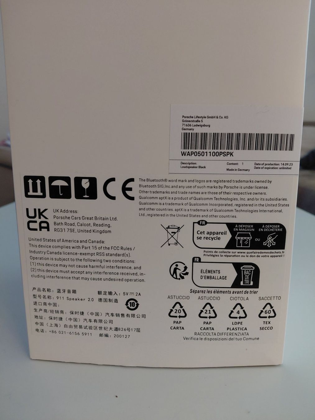 Porsche Casse acustiche: Porsche GT3 Lautsprecher – Nuovo e nell'imballaggio originale da Wangen SZ venduto da mka_w5d2 2