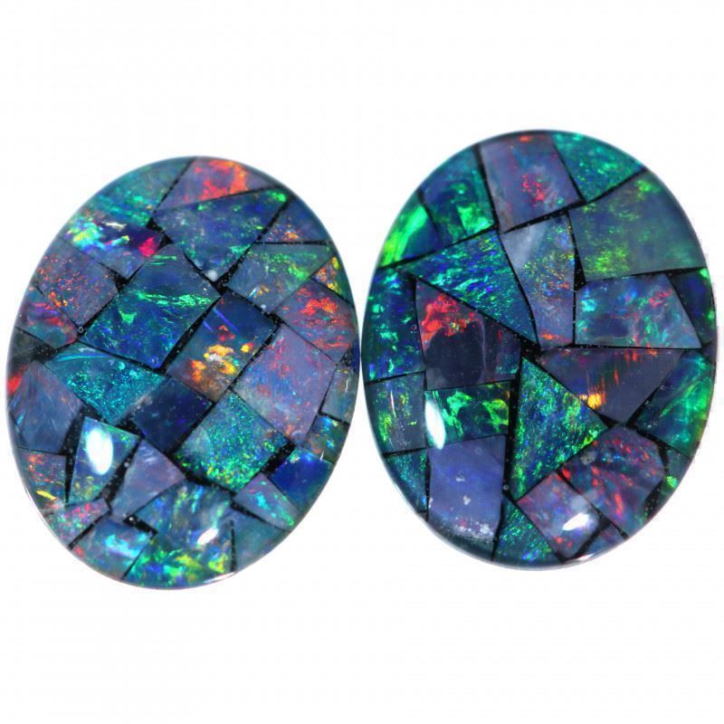 Pietre preziose: Australian Triplet Mosaic Opal 3.50Cts. – Nuovo (secondo la descrizione) da Bern venduto da Grindelwaldaus