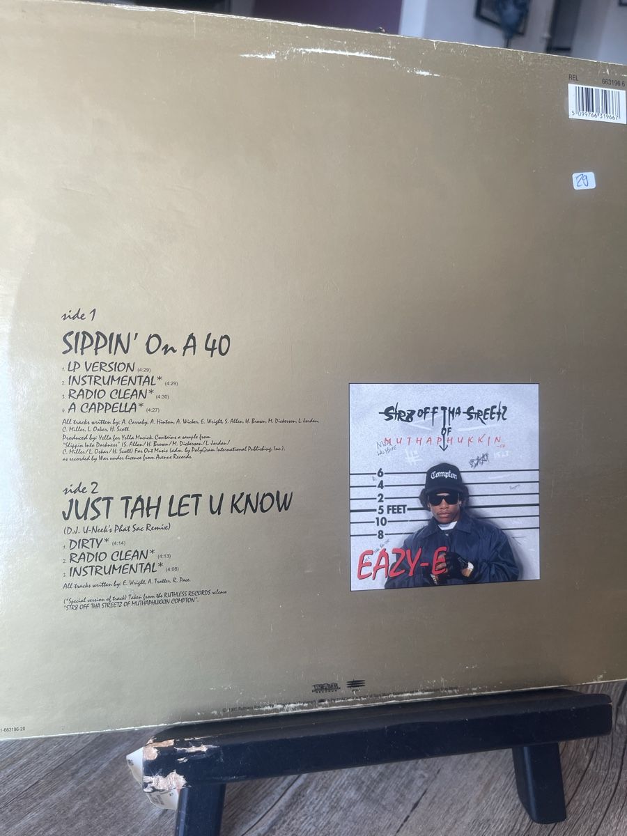 Dischi in vinile: EAZY- E / Sippin on a 40 – Usato da Dagmersellen venduto da stonefinger 1