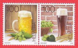 2019 Zusammenhängende ** Postfrisch ** Bierbraukunst