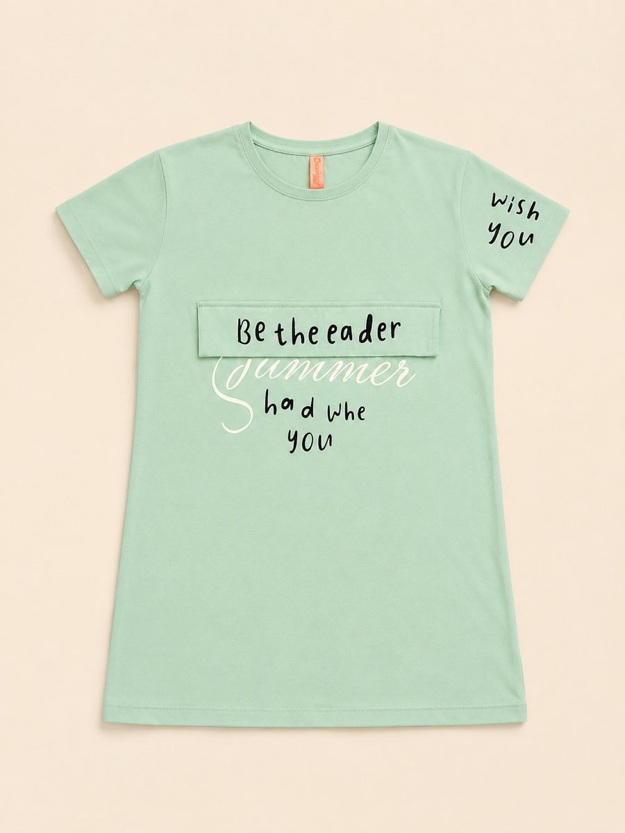 Blouses, T-shirts & Tops: T-SHIRT FILLE VERT MENTHE – Neuf (Voir description) à Lausanne par mar_6snp 1