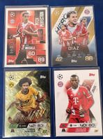 Fussballkarten Topps 4er Set