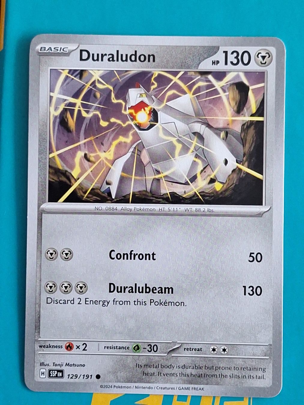 Pokémon Carte collezionabili: Duraludon - Pokemon Surging Sparks – Usato da Altstätten SG venduto da GGsGameshop