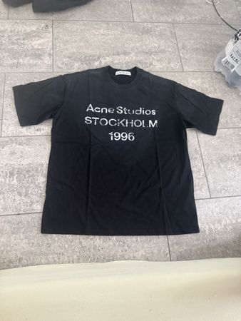 Acne Studios T-Shirt Stockholm 1996 schwarz Grösse M