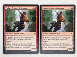 Magic The Gathering: 2x Tiefseeflotten-Heisssporn, XLN!