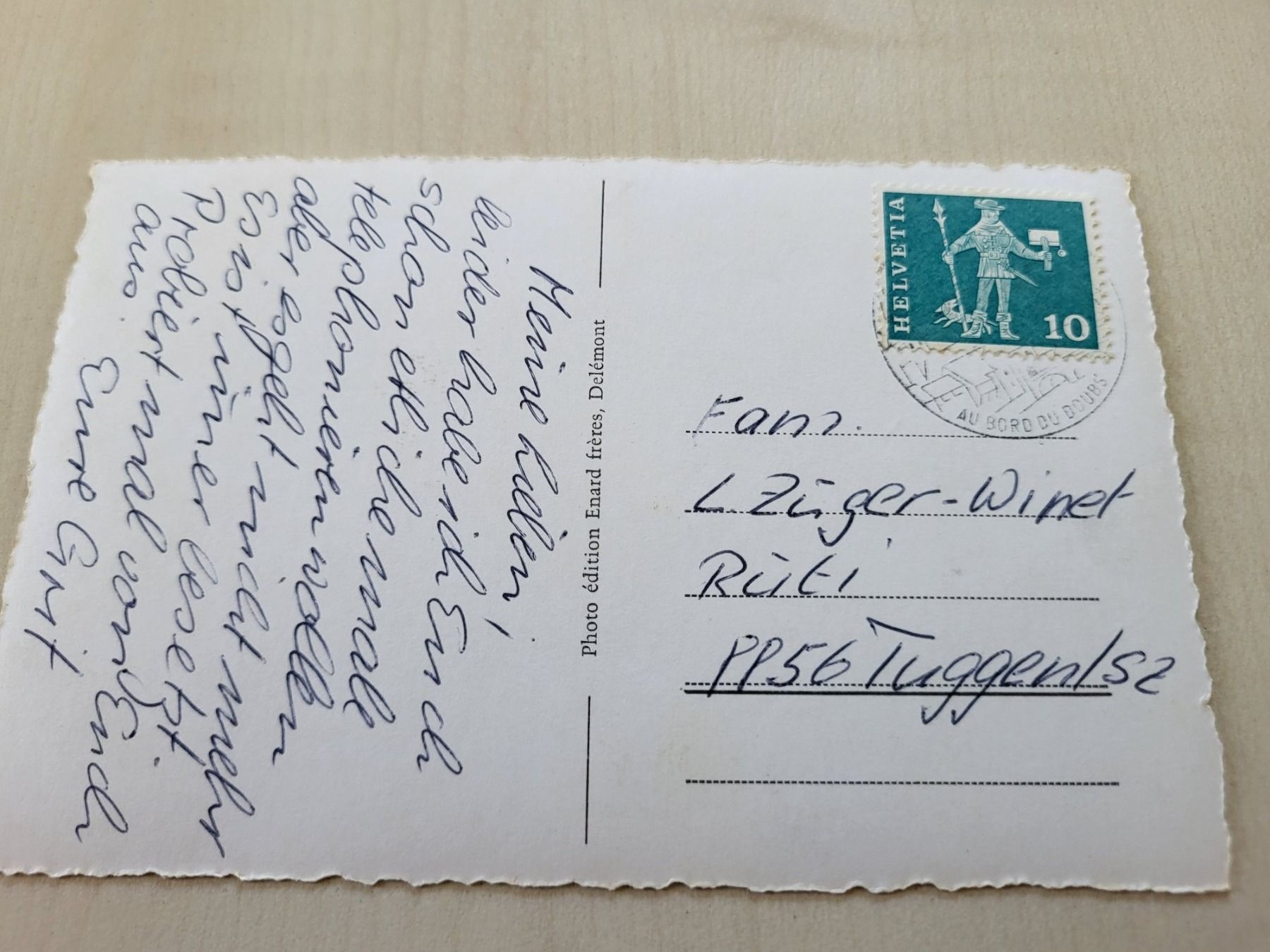 Ansichtskarten: Carte postale de St-Ursanne – Gebraucht aus St-Ursanne von kmi_6pyk 1