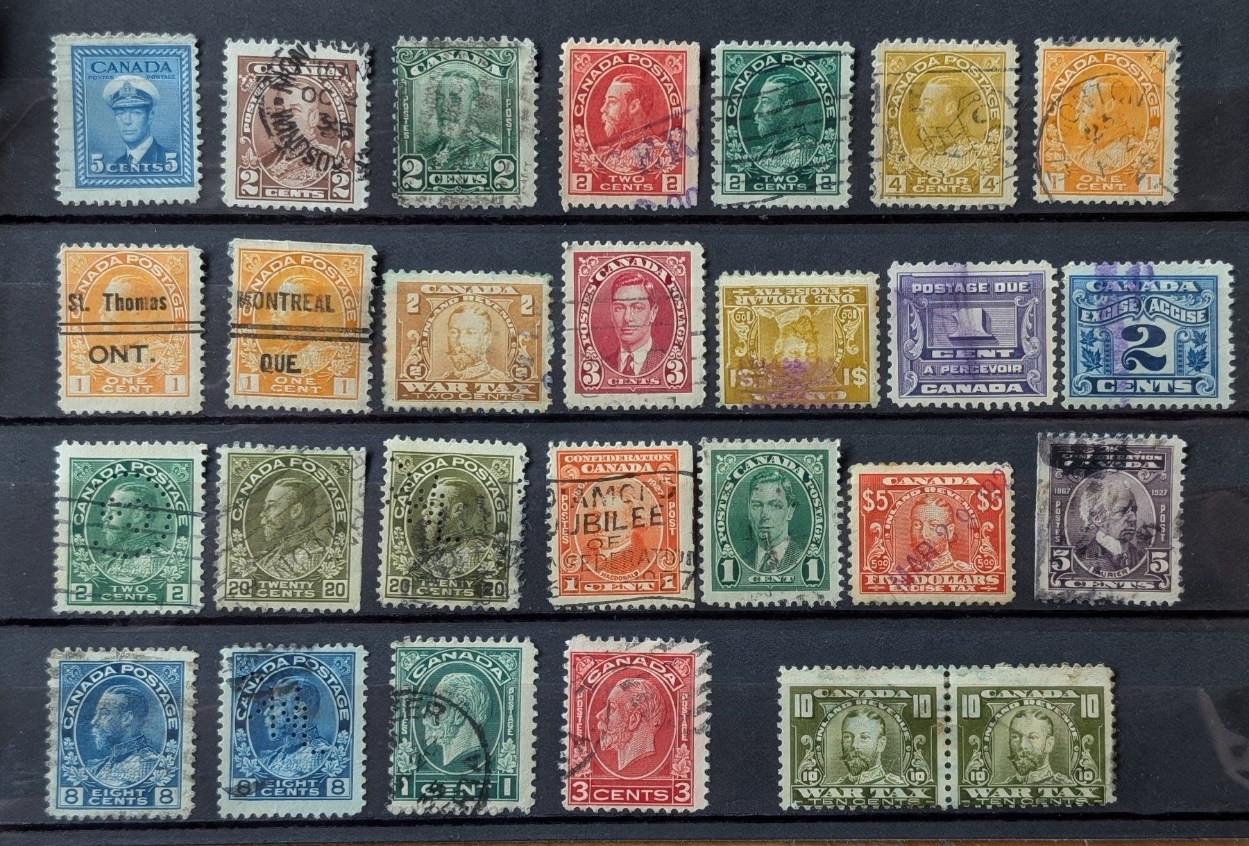 Tutti i francobolli: Lot Kanada ab uralt – Usato da Hittnau venduto da stamps_and_coins 1