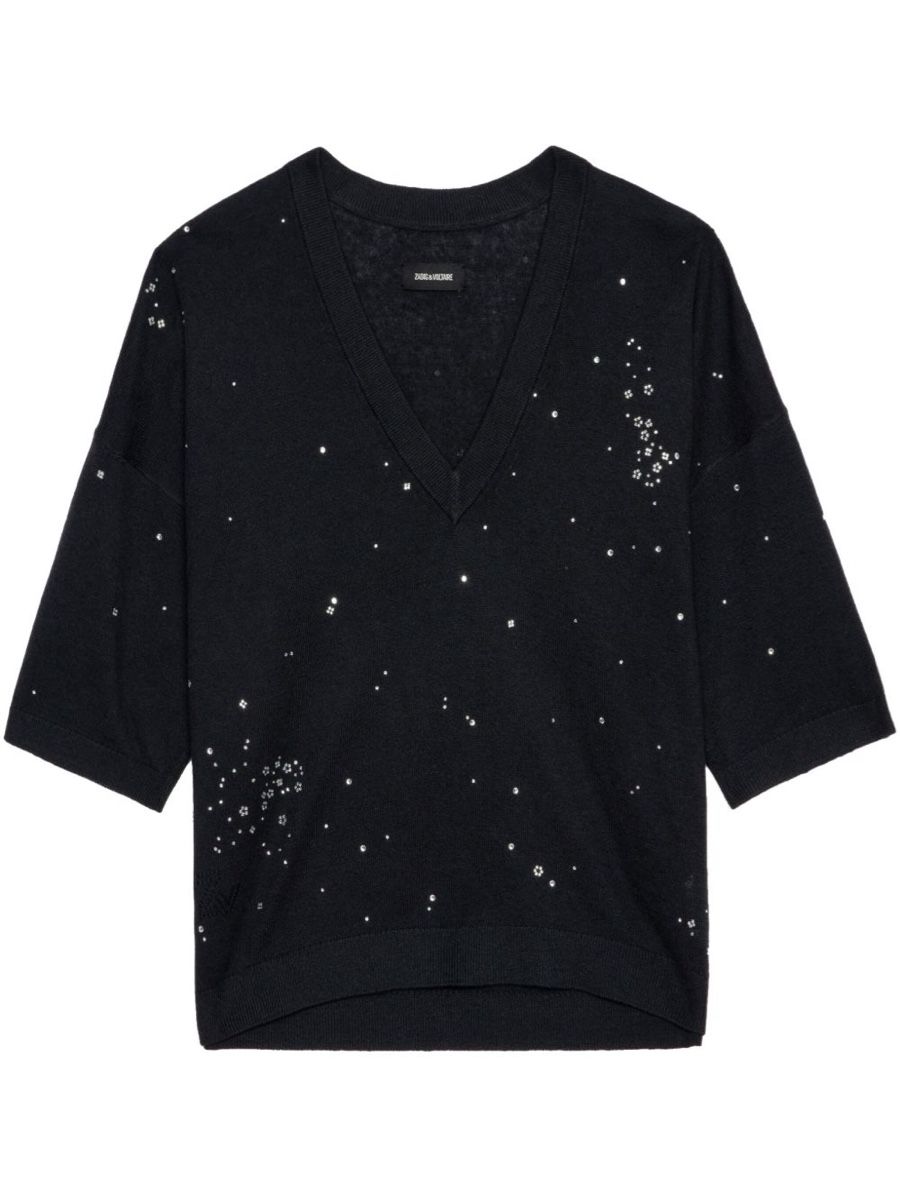 Zadig & Voltaire Tops: Zadig&Voltaire Wully top size M black – D'occasion à Zürich par Linen218