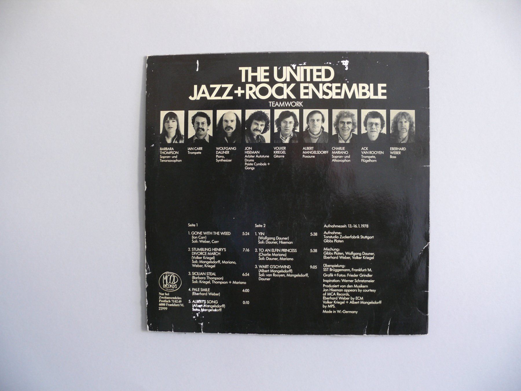 Dischi in vinile: The United Jazz+Rock Ensemble – Usato da Scherzingen venduto da packtesan 1