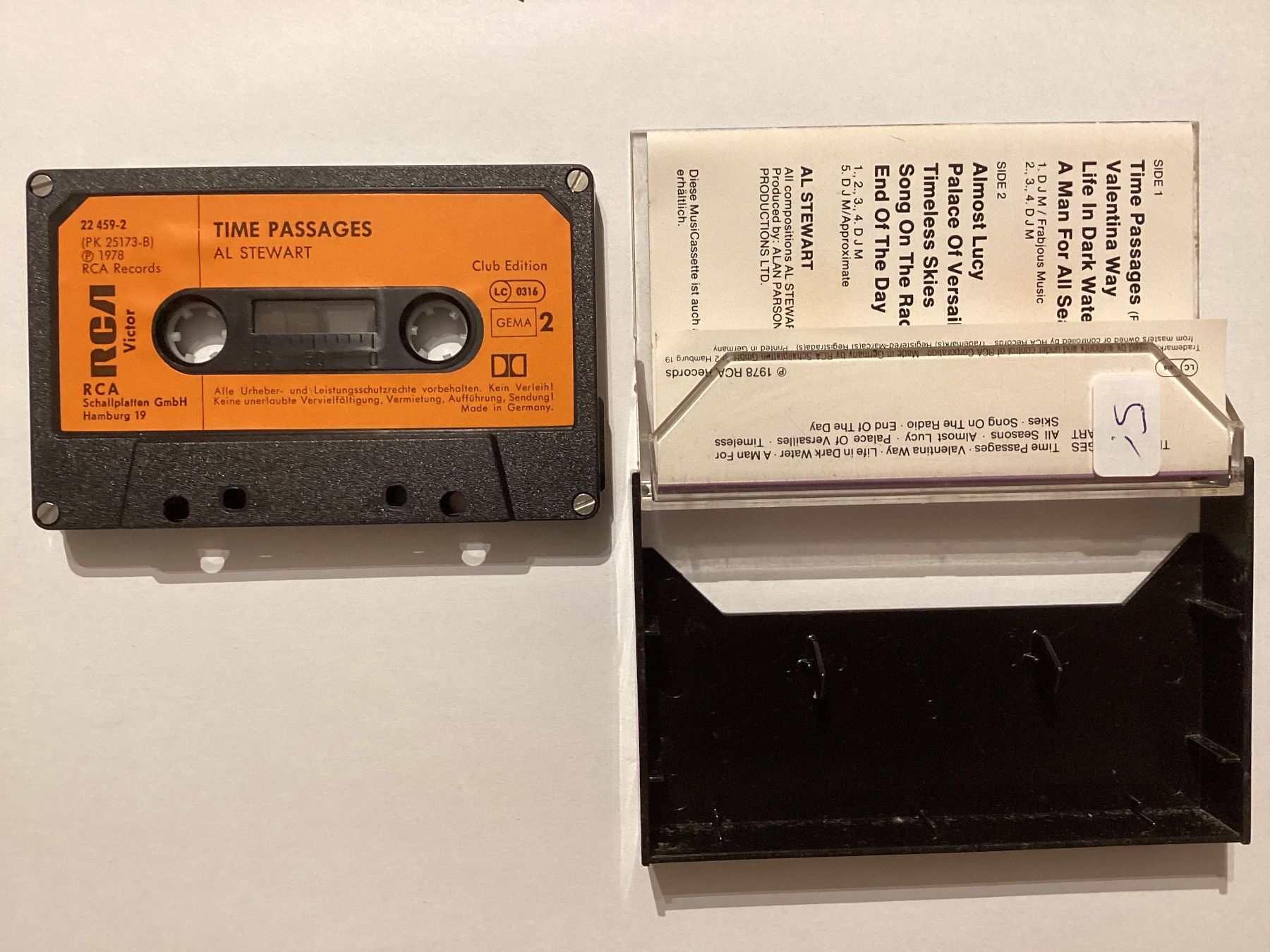 Cassettes audio: Al Stewart MC - Time Passages – D'occasion à Gutenswil par Hamzian 1