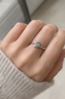 Ring Weißgold 12 Diamanten