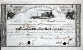 Baltimore and Ohio Railroad Company - 1878