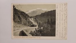 Ansichtskarte Elektrische Bahn nach Engelberg 1911 R34