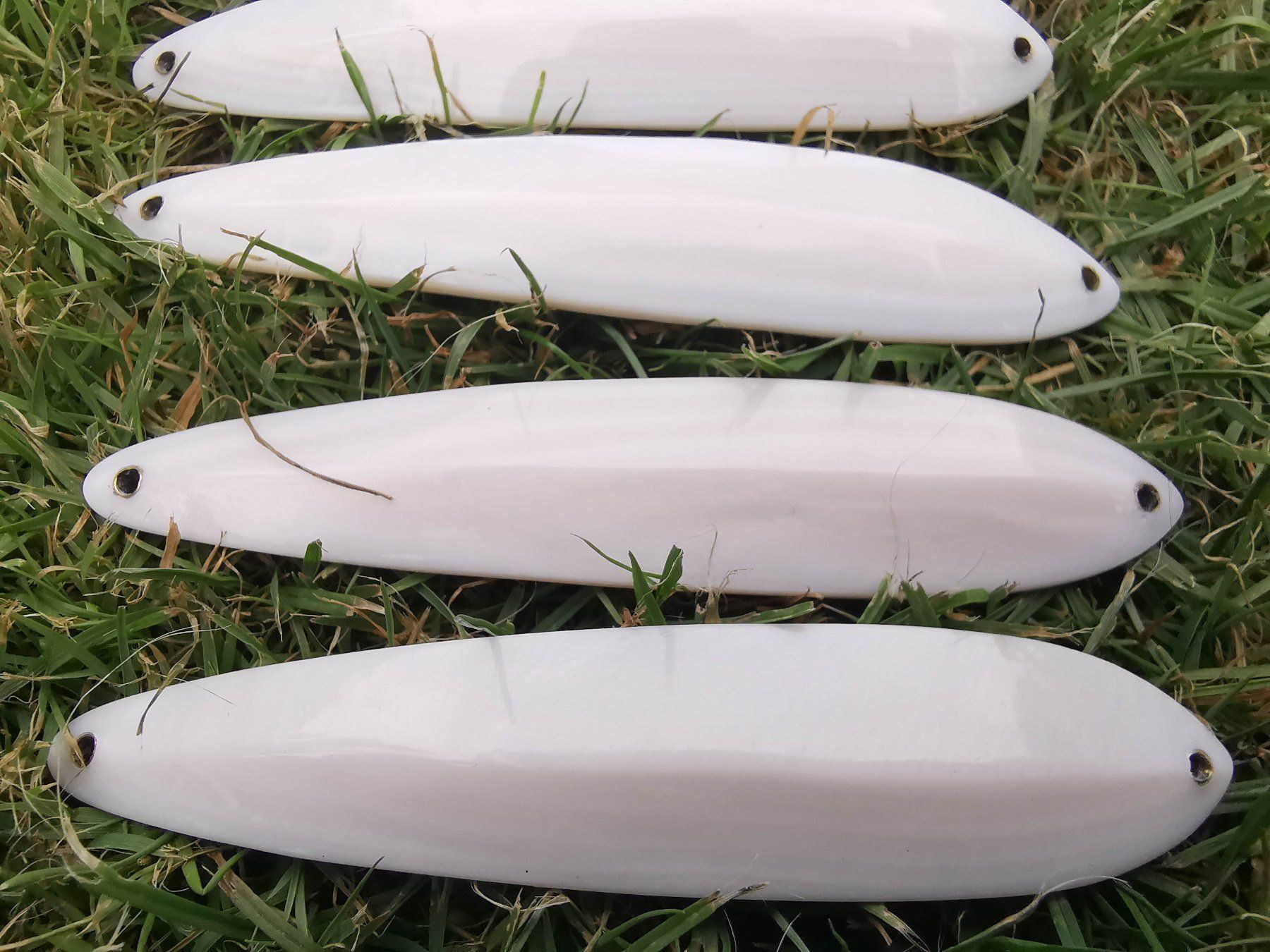 Esche: Pure White Diamond Perlmuttspange 90 mm – Nuovo (secondo la descrizione) da Arbon venduto da Helmuth 1