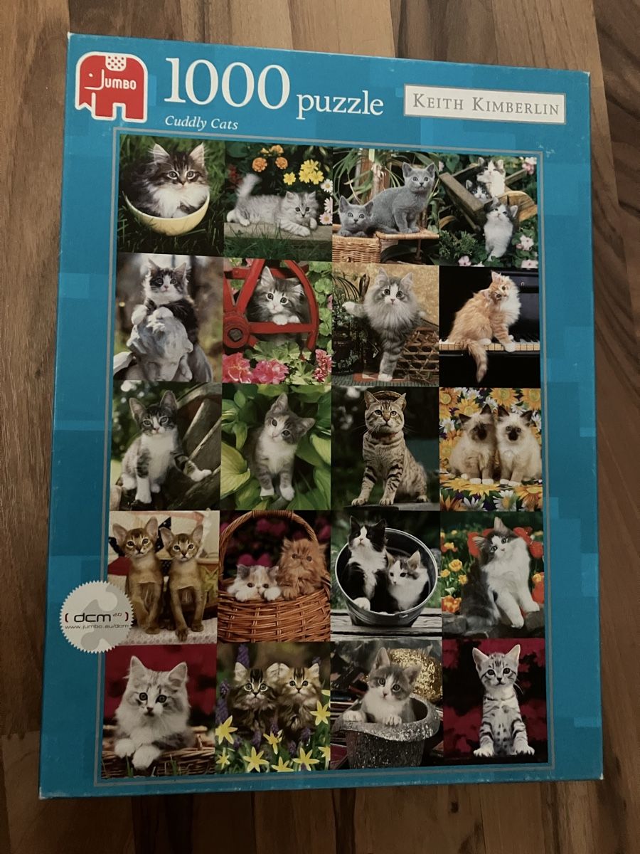 Puzzles: Katzenpuzzle 1000 Stück – Gebraucht aus Bözberg von Sape9192