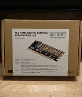 M.2 NVMe SSD PCI Express Add-On Card x16 originalverpackt