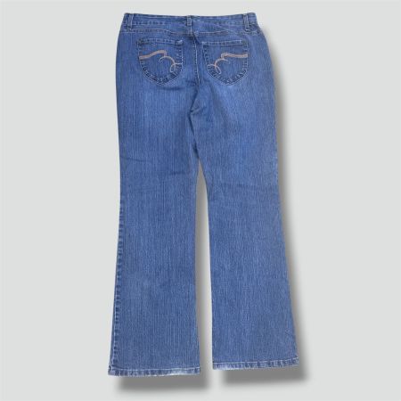 Nine West bootcut y2k embroidered jeans weite hose