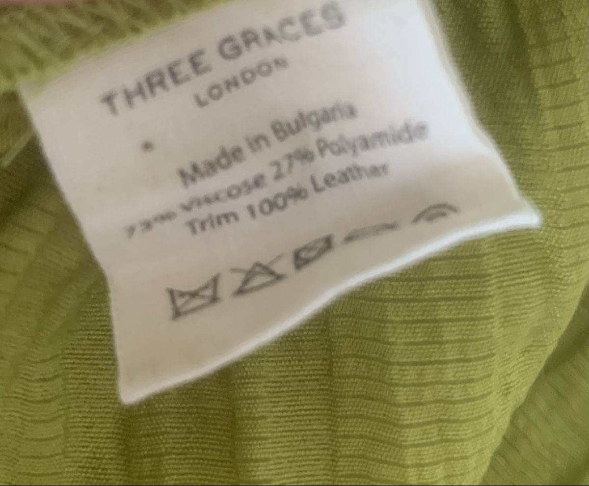 Kleider: Three Graces Plissee Sommerkleid Chartreuse – Gebraucht aus Zürich von MK124 3