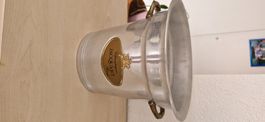 Secchiello champagne Jacquart Champagne metallo con manici